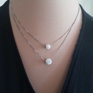 Sterling silver necklace S 925